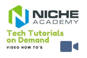 Logo for Niche Academy Tech Tutorials on demand via video