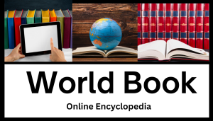 Button link to World Book online encyclopedia