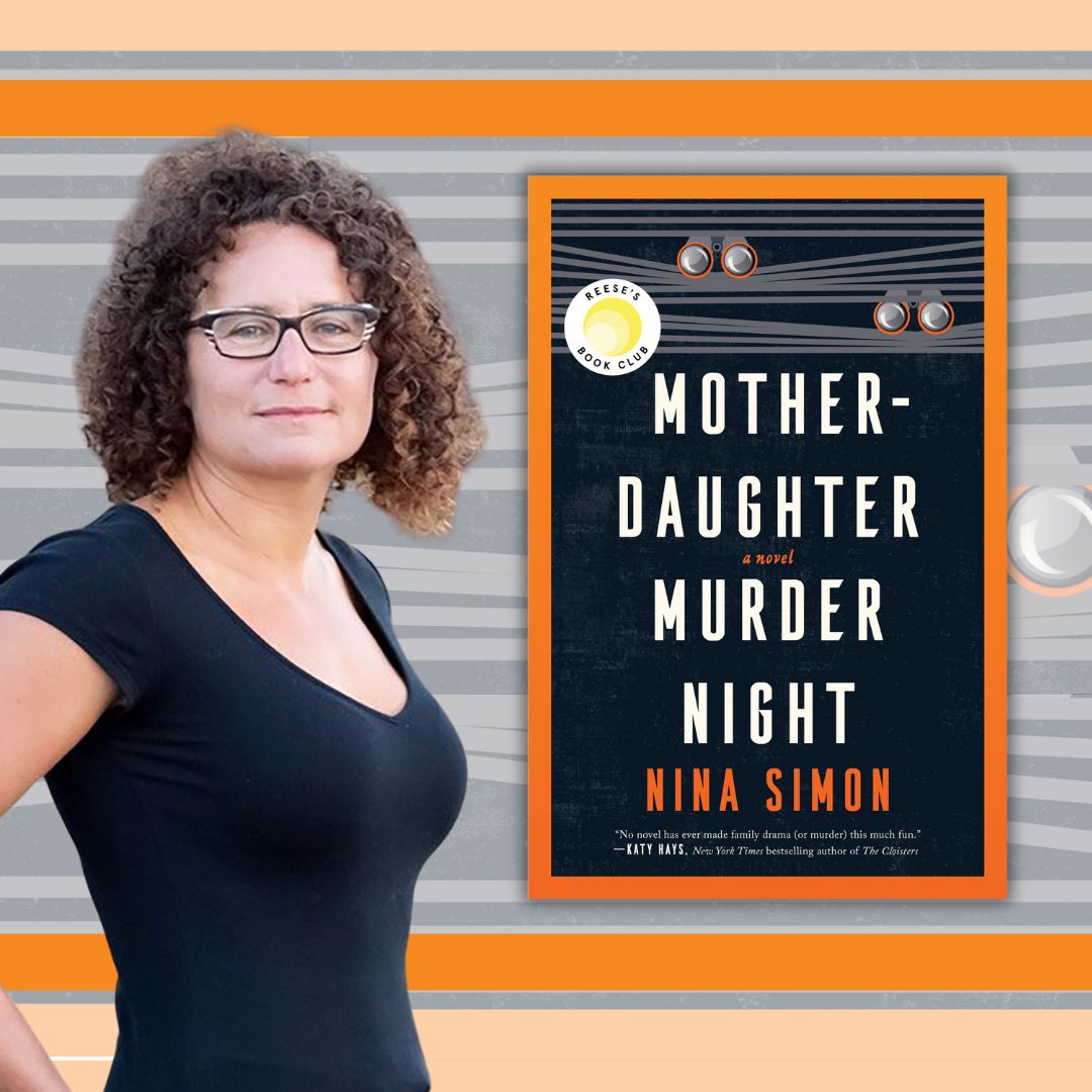 Image of author Nina Simon and her book "Mother-Daughter Murder Night?