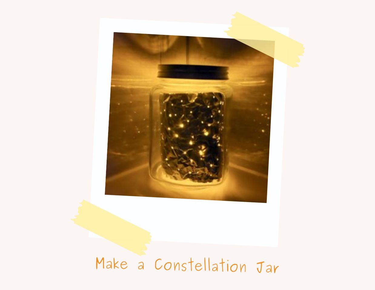 Image of completed constellation jar