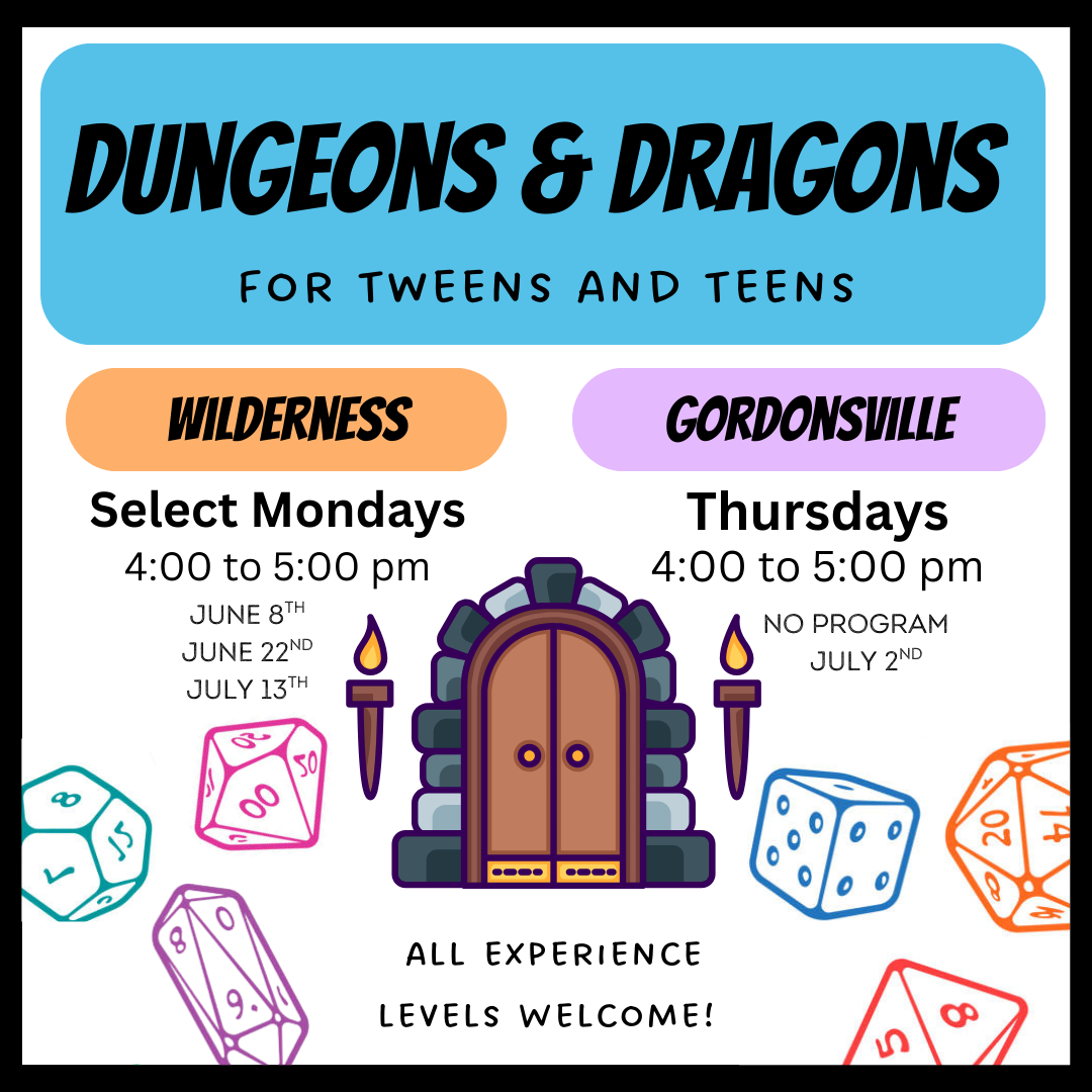 Dungeons and Dragons in the Library for Teens and Tweens