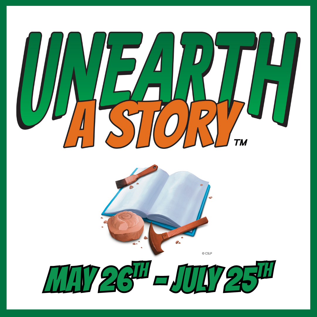 Unearth a Story(TM) logo with program dates